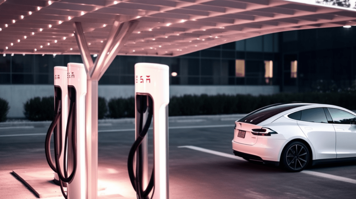 Tesla's supercharging stations